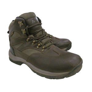 OZARK TRAIL Mens Leather & Canvas Mid Sport/Hiking/Hunting BOOTS / SHOES Sz 9.5